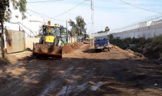 اللد : اعمال ترميم واسعة على شارع المحطة شنير